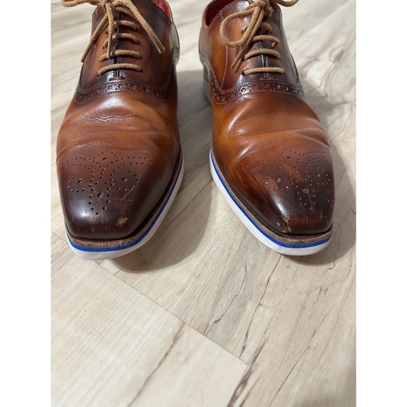 Paul Parkman Smart Casual Men\'s Brown Oxfords‎ Size 13 main image 9